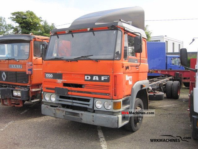 1988 DAF F 1700 1700 Truck over 7.5t Chassis photo