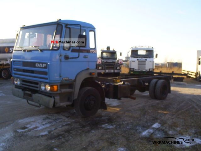 1993 DAF F 1700 1700 Truck over 7.5t Chassis photo