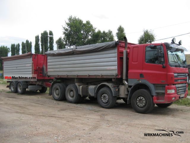 2002 DAF CF 85 85.480 Truck over 7.5t Grain Truck photo