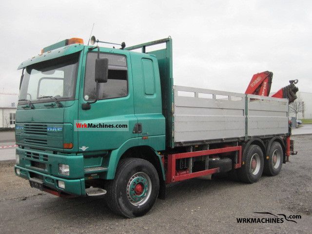 2001 DAF CF 85 FAS Truck over 7.5t Stake body photo