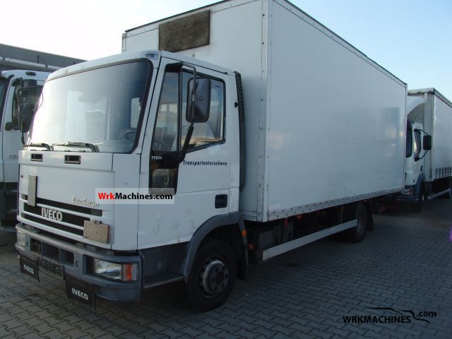 1996 IVECO EuroCargo 75 E 14 Van or truck up to 7.5t Box photo