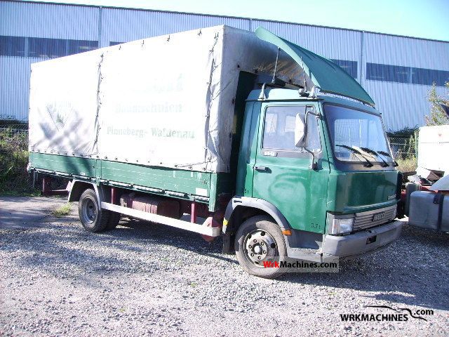 1989 IVECO Zeta 65-12 Van or truck up to 7.5t Stake body and tarpaulin photo