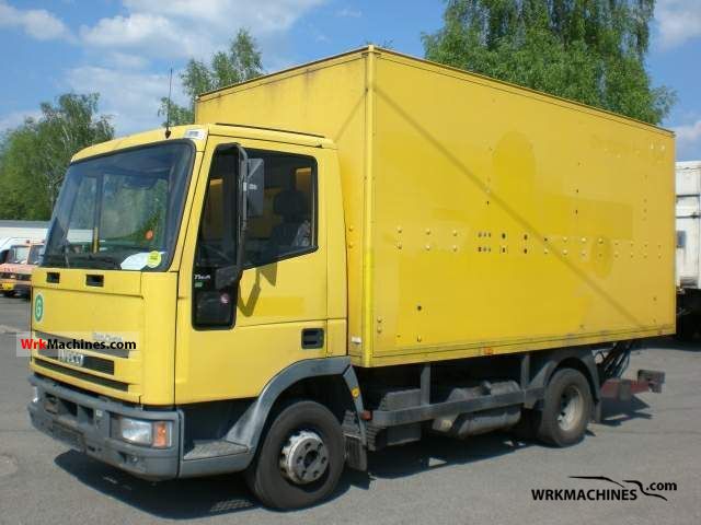 1999 IVECO EuroCargo 75 E 14 Van or truck up to 7.5t Box photo