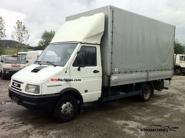 1998 IVECO Daily I 49-12 Van or truck up to 7.5t Stake body and tarpaulin photo