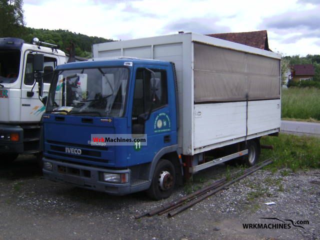 1997 IVECO EuroCargo 65 E 14 Van or truck up to 7.5t Stake body and tarpaulin photo