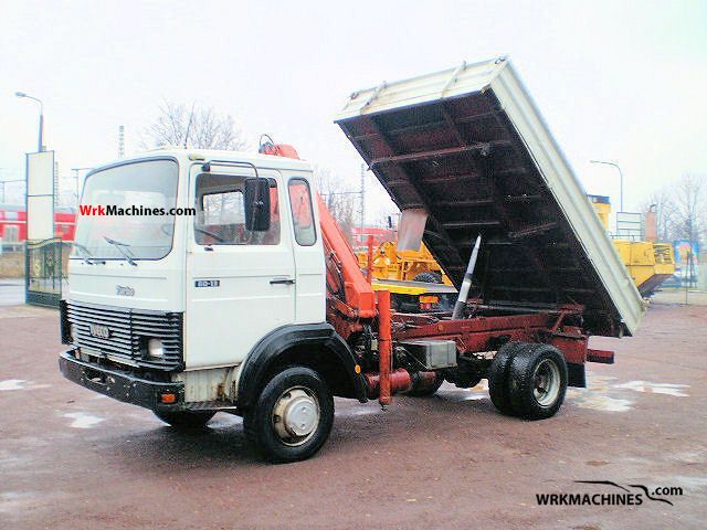1991 IVECO MK 80-13 Van or truck up to 7.5t Three-sided Tipper photo