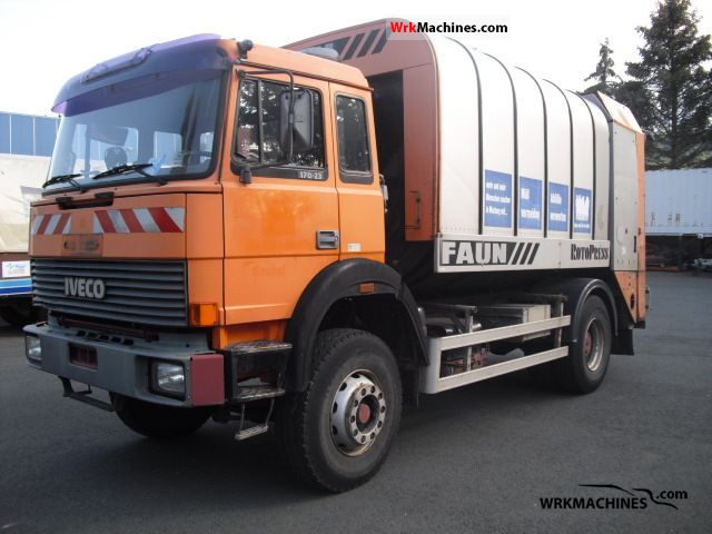 1991 IVECO P/PA 170-23 Truck over 7.5t Refuse truck photo