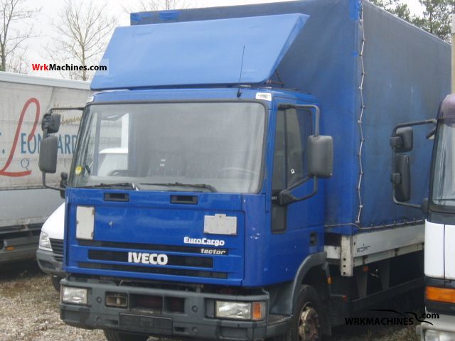 2003 IVECO EuroCargo 80 E 17 Van or truck up to 7.5t Stake body and tarpaulin photo