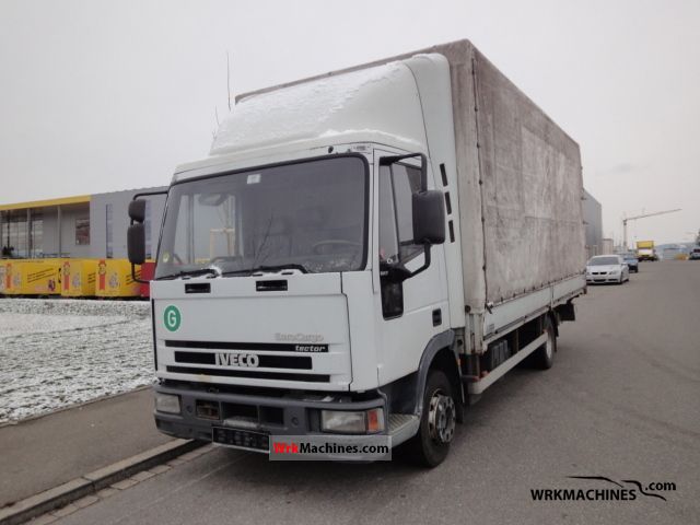 2001 IVECO EuroCargo 80 E 17 Van or truck up to 7.5t Stake body and tarpaulin photo