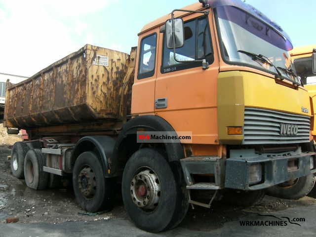 1991 IVECO P/PA 340-34 Truck over 7.5t Roll-off tipper photo