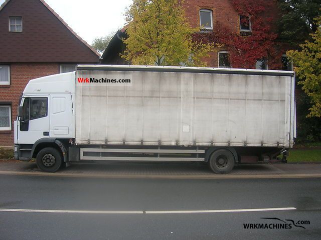 2002 IVECO EuroCargo 130 E 24 Truck over 7.5t Stake body and tarpaulin photo