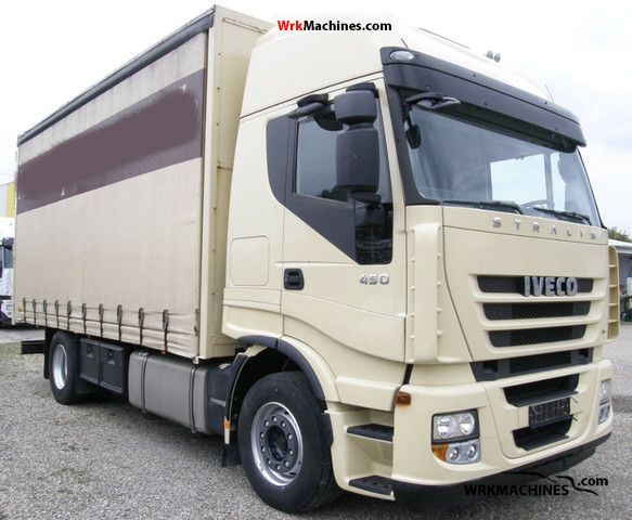 2008 IVECO Stralis AS 190S45 Truck over 7.5t Stake body and tarpaulin photo