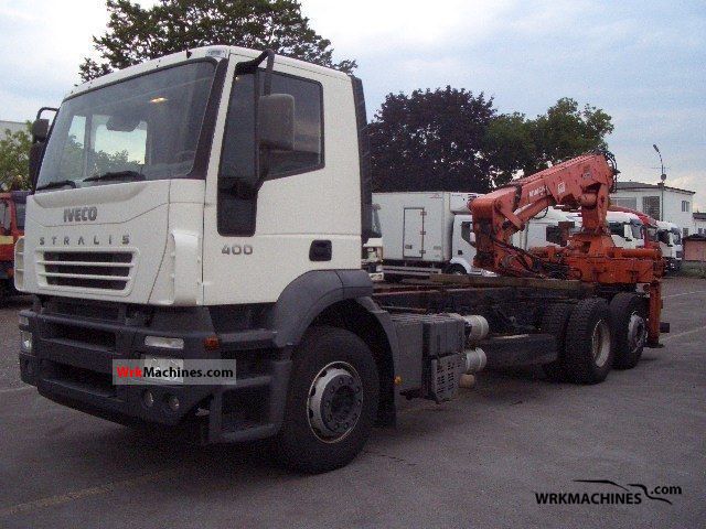 2004 IVECO EuroTech MP 260 E 40 Truck over 7.5t Truck-mounted crane photo