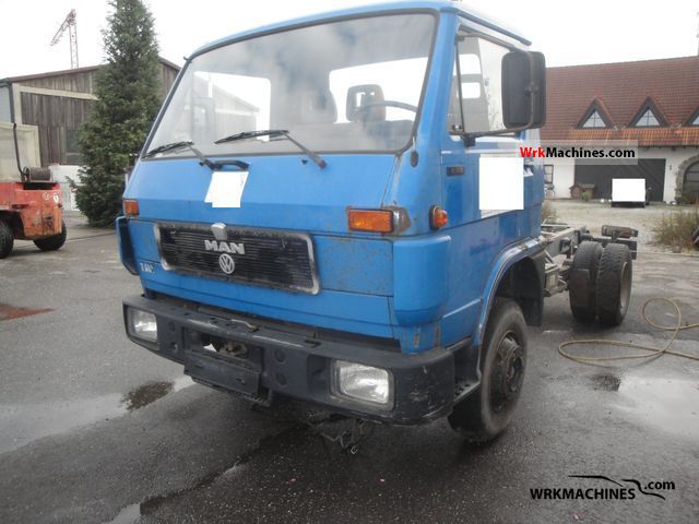 1990 MAN G 90 8.150 Van or truck up to 7.5t Chassis photo