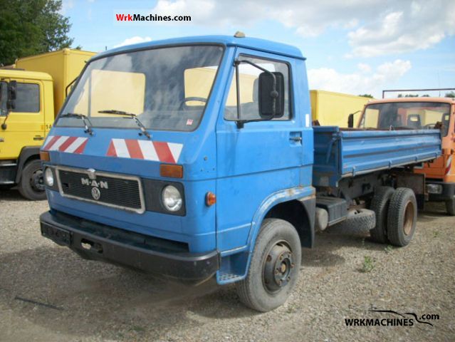 1986 MAN G 8.136 FK Van or truck up to 7.5t Tipper photo