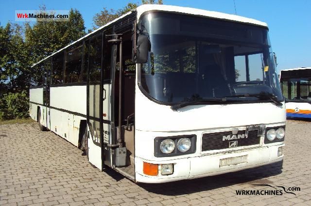 1993 MAN ÜL ÜL 242 Coach Cross country bus photo