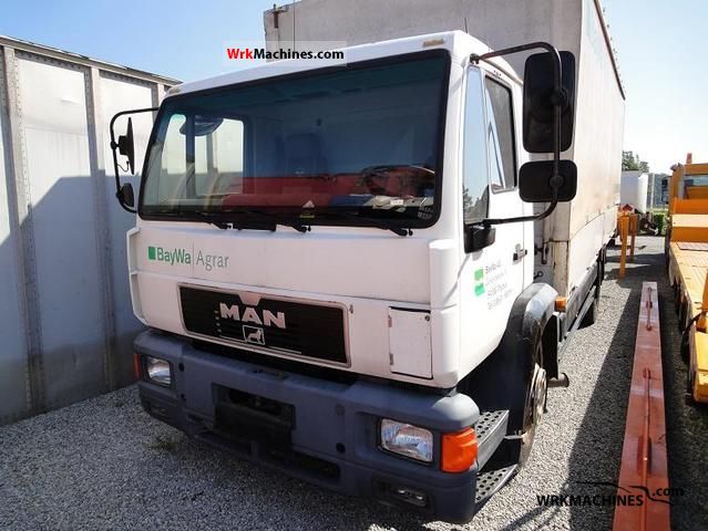 1998 MAN M 2000 L 15.224 Truck over 7.5t Stake body and tarpaulin photo