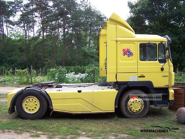 1991 MAN F 90 19.502 Semi-trailer truck Standard tractor/trailer unit photo