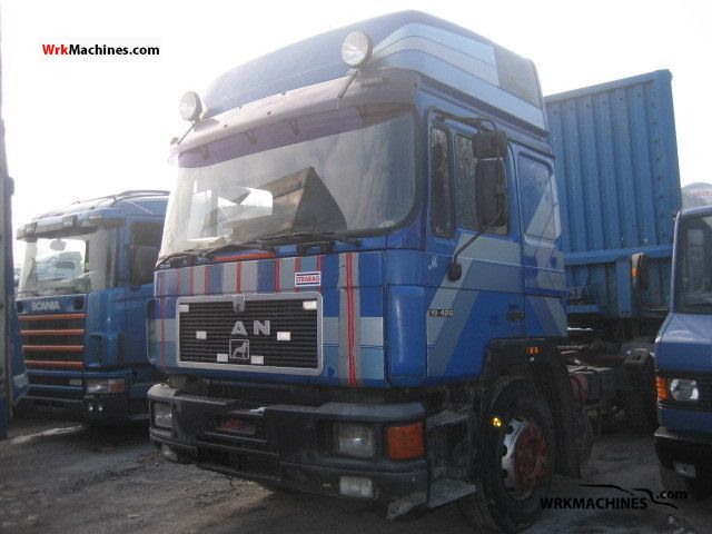 1992 MAN F 90 19.422 Semi-trailer truck Standard tractor/trailer unit photo