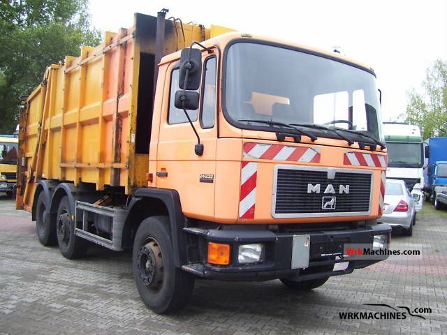 1994 MAN M 90 24.232 Truck over 7.5t Refuse truck photo