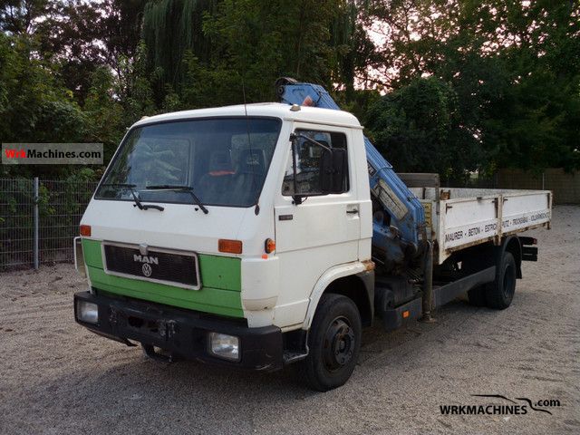 1992 MAN G 90 10.150 Truck over 7.5t Stake body photo