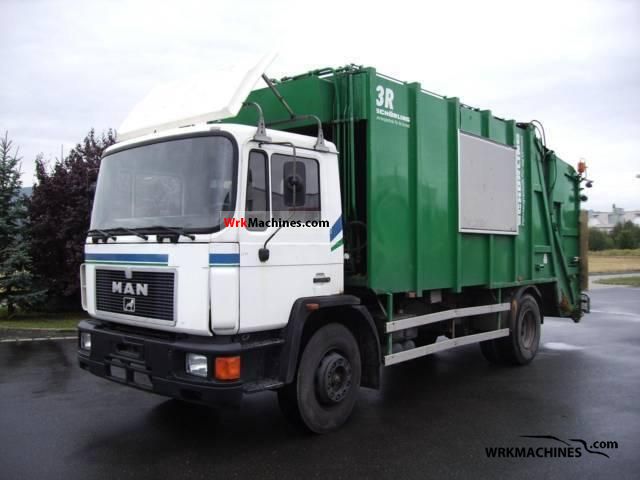 1995 MAN M 90 18.192 Truck over 7.5t Refuse truck photo