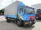 1999 MAN M 2000 L 18.284 Truck over 7.5t Stake body and tarpaulin photo 1