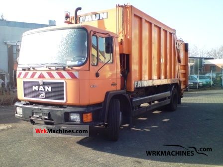 1996 MAN M 90 18.222 Truck over 7.5t Refuse truck photo
