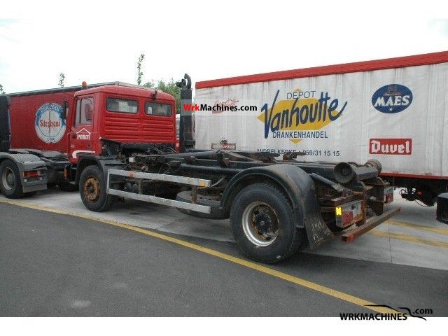 1991 MAN M 90 18.232 Truck over 7.5t Roll-off tipper photo