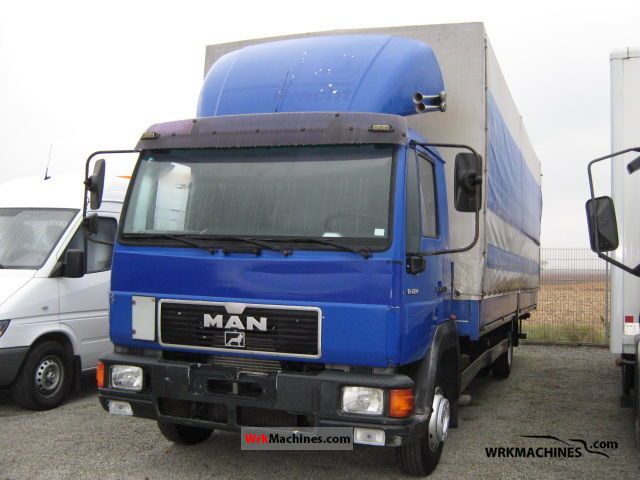 1998 MAN L 2000 10.224 Truck over 7.5t Stake body and tarpaulin photo