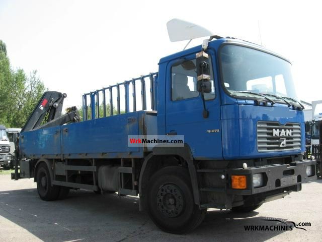 1995 MAN F 90 19.272 Truck over 7.5t Stake body photo