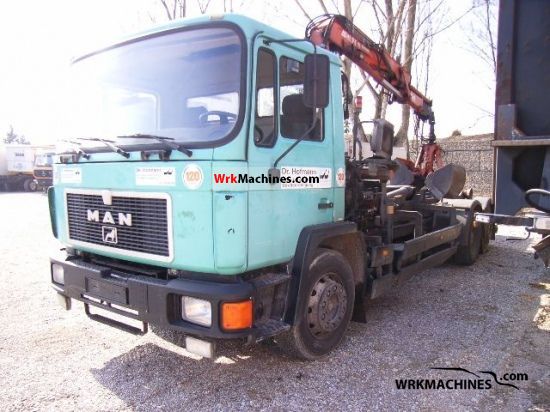 1990 MAN M 90 24.232 Truck over 7.5t Roll-off tipper photo