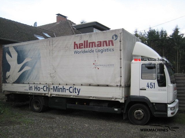 2004 MAN EM 222 Truck over 7.5t Stake body and tarpaulin photo