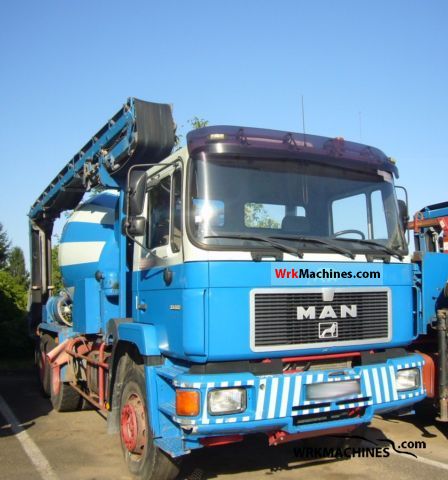 1996 MAN F 90 33.322 Truck over 7.5t Cement mixer photo