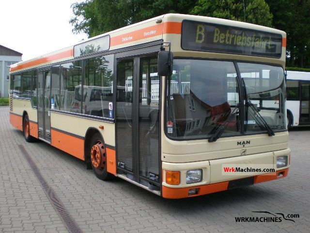 Absurd Quagga Continu MAN NL NL 202 1997 Public service vehicle Bus Photos and Info