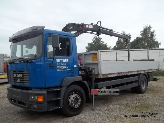2000 MAN M 2000 L 250 Truck over 7.5t Truck-mounted crane photo