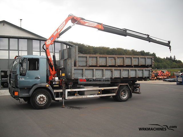 1998 MAN M 2000 L 18.224 Truck over 7.5t Roll-off tipper photo