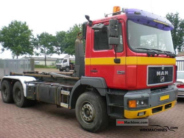 1998 MAN F 2000 27.403 Truck over 7.5t Roll-off tipper photo