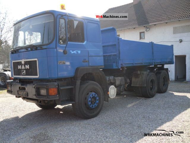 1995 MAN F 90 26.372 DFK Truck over 7.5t Three-sided Tipper photo