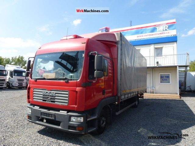 2005 MAN TGL 12.240 Truck over 7.5t Stake body and tarpaulin photo