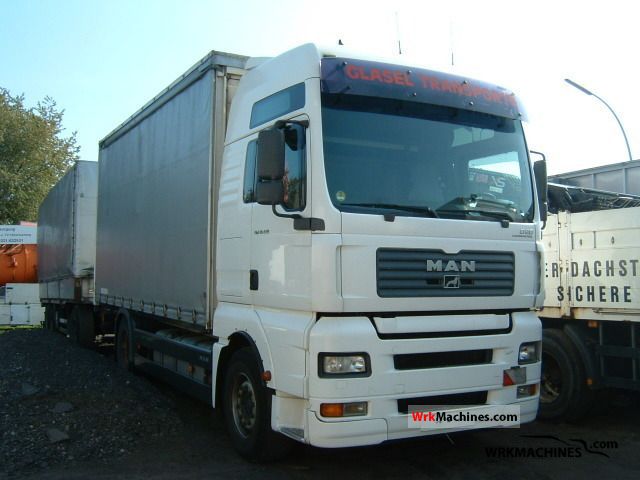 2005 MAN TGA 18.430 Truck over 7.5t Stake body and tarpaulin photo