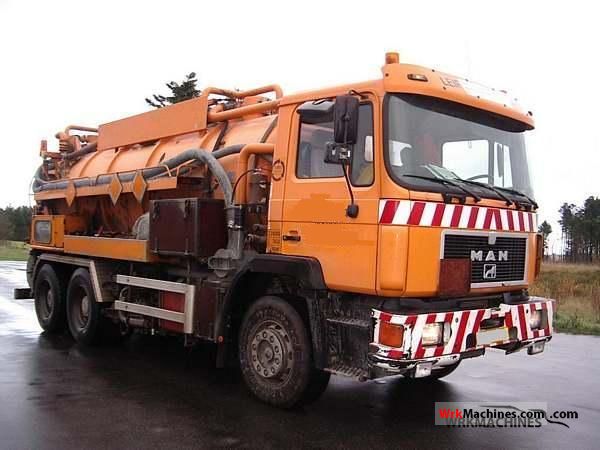 1992 MAN F 90 26.372 DF Truck over 7.5t Vacuum and pressure vehicle photo
