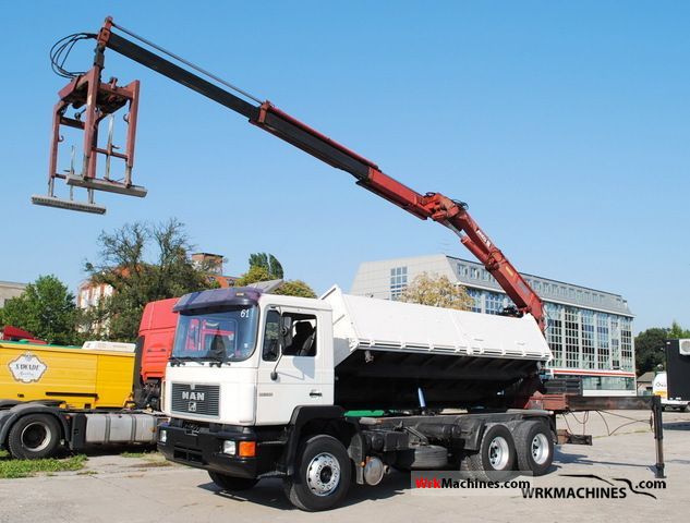 1995 MAN F 2000 26.343 Truck over 7.5t Tipper photo