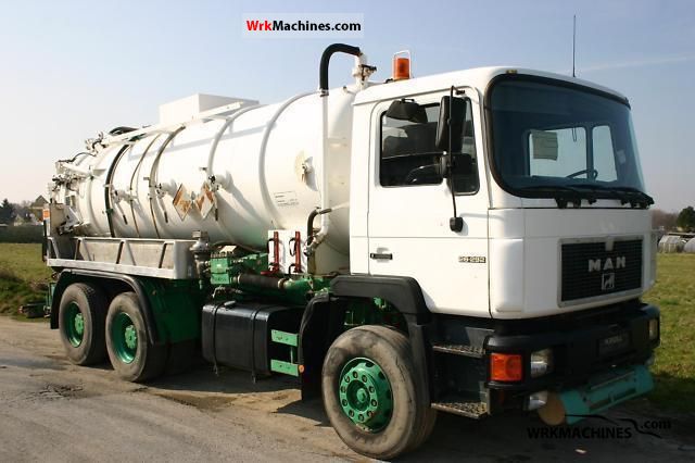 1990 MAN F 90 26.292 Truck over 7.5t Vacuum and pressure vehicle photo