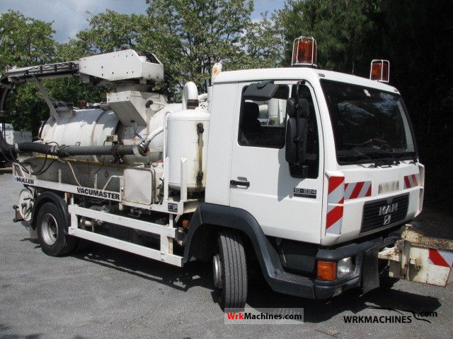 1998 MAN L 2000 10.224 Truck over 7.5t Vacuum and pressure vehicle photo