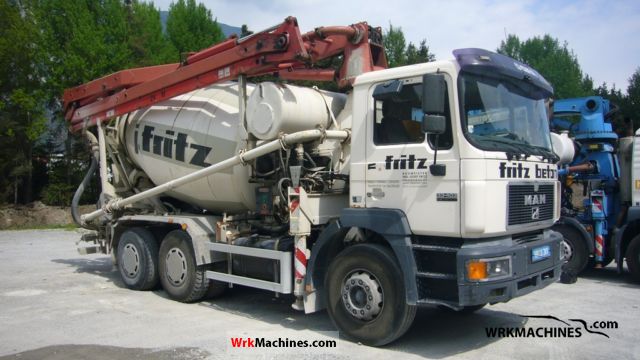 1998 MAN F 2000 33.403 Truck over 7.5t Concrete Pump photo