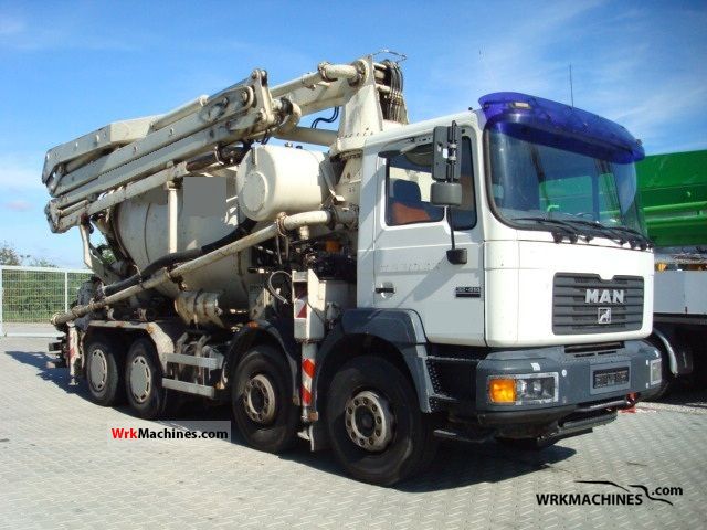 2000 MAN LION´S STAR 414 Truck over 7.5t Concrete Pump photo
