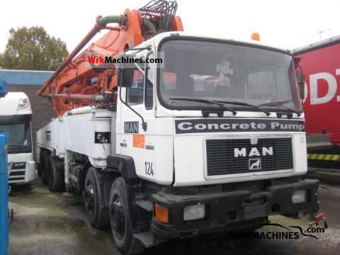 1996 MAN F 90 41.372 Truck over 7.5t Concrete Pump photo