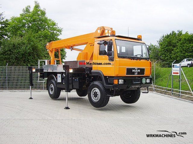 2003 MAN L 2000 10.163 Truck over 7.5t Hydraulic work platform photo