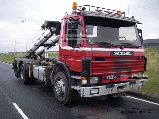 1995 SCANIA 3 - series bus 113 Truck over 7.5t Roll-off tipper photo